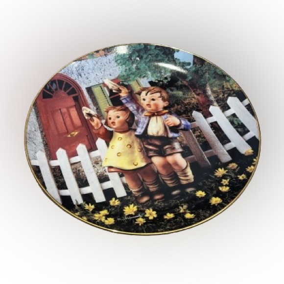 Hummel come back soon collectable‎ wall plate Hummel figurines - Picture 2 of 7